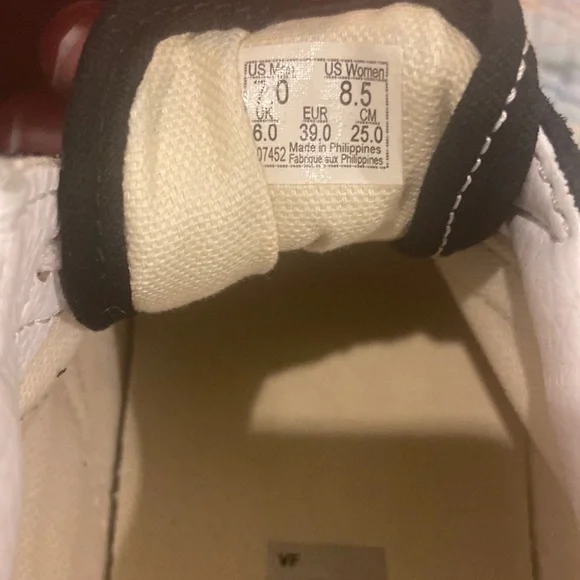 VANS old skool warped worn once pink and blue size 8.5 - Picture 5 of 5